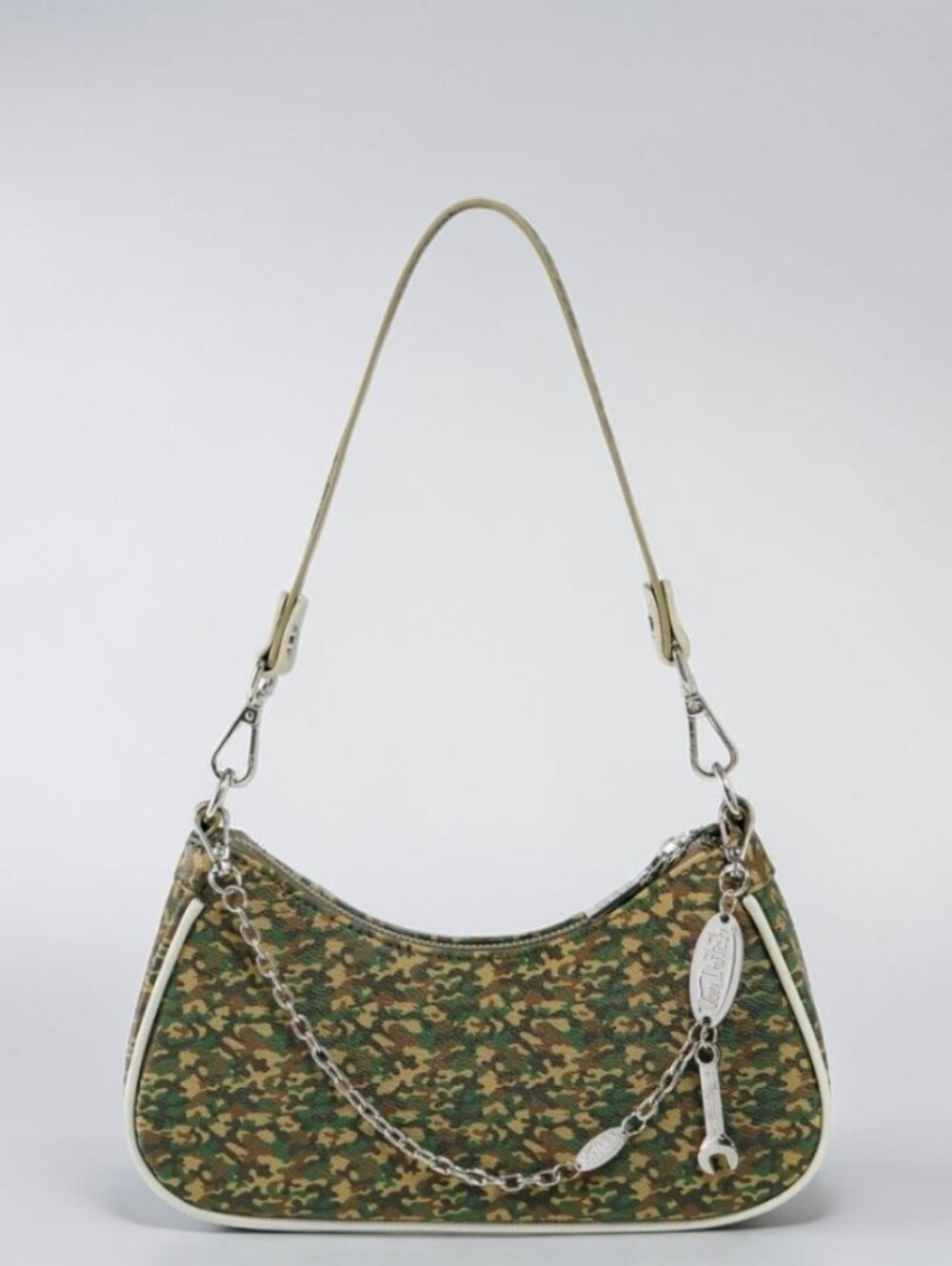 Von Dutch Green Camo Shoulder Bag - Picture 3 of 8